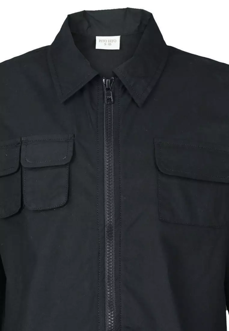 Pito Dito Girl Lopbhuri Blouse Anak Perempuan Warna Hitam