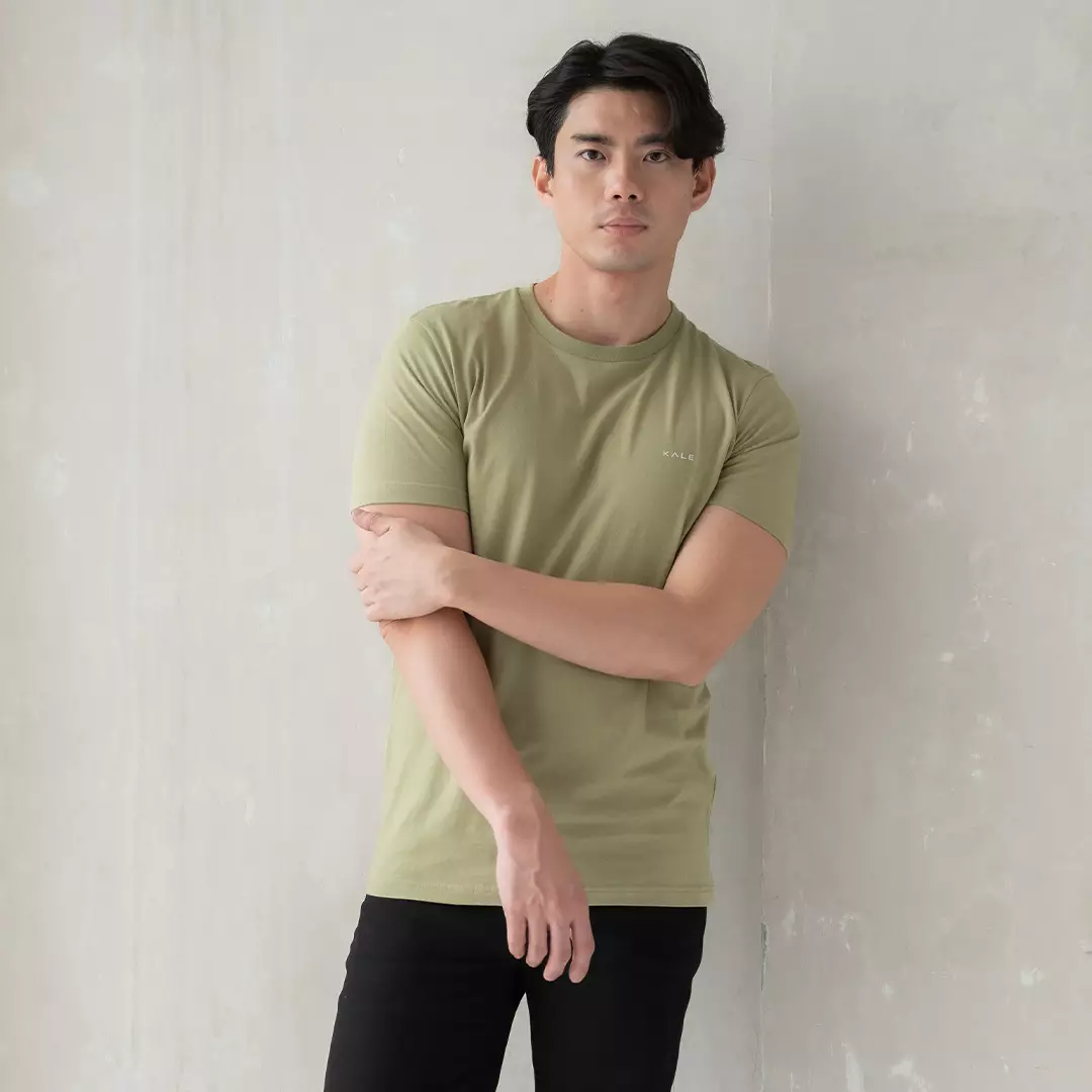 Kale Arion Olive Green / T-Shirt Pria Lengan Pendek / Unisex
