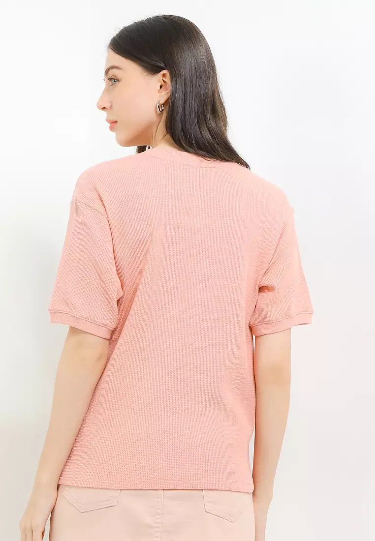 Alyssa Ts Waffle Top