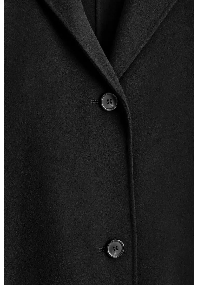 DOUBLE-FACED WOOL LONG COAT