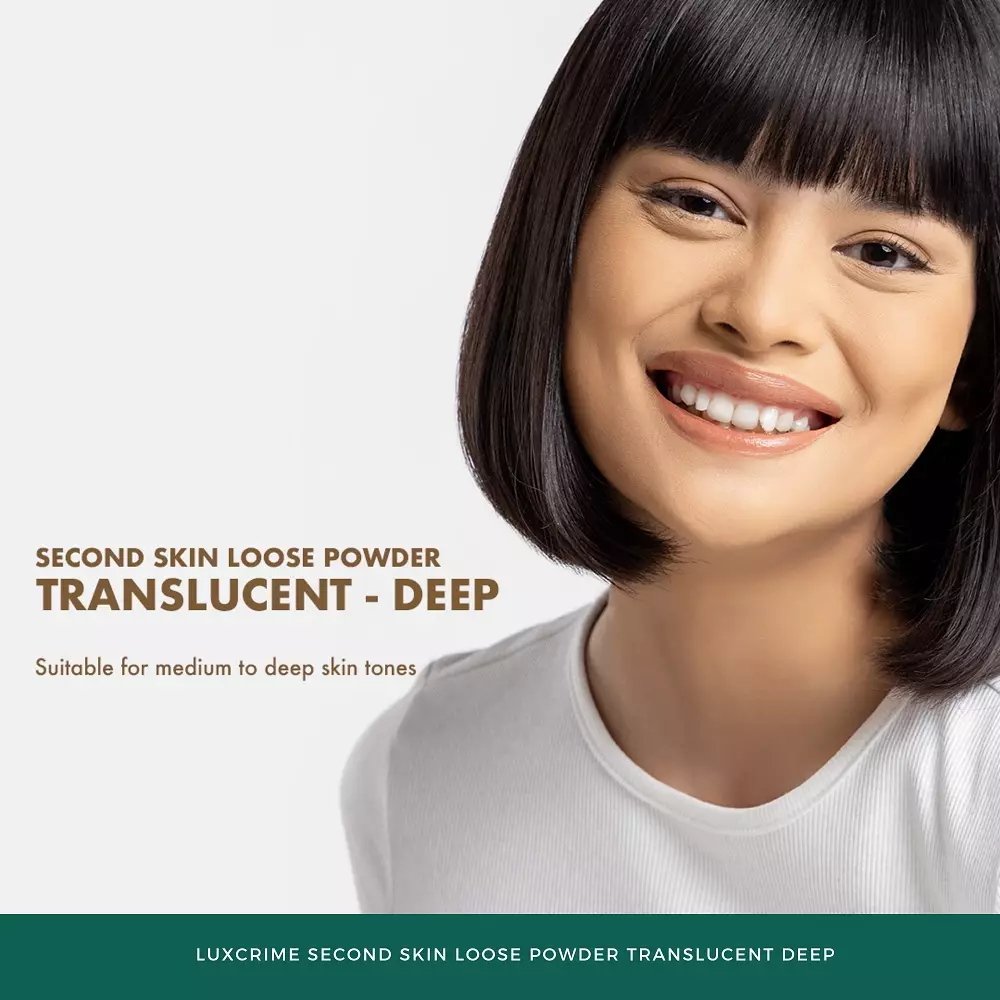 Luxcrime Second Skin Loose Powder Translucent Deep