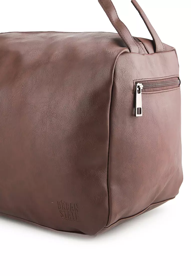 Distressed Leather Concept Duffel Bag