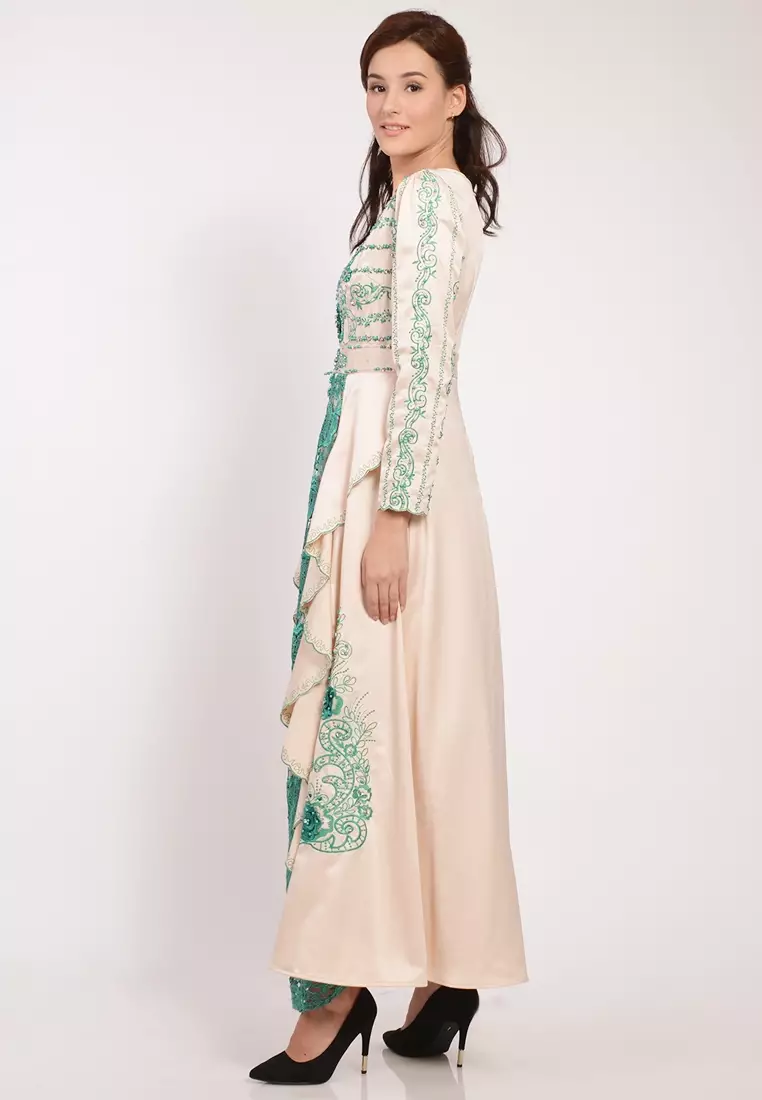 Bibiq Gamis Brokat Satin