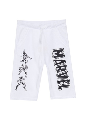 LC WAIKIKI white Printed Boys Shorts With Elastic Waist 17728KAEE65598GS_1
