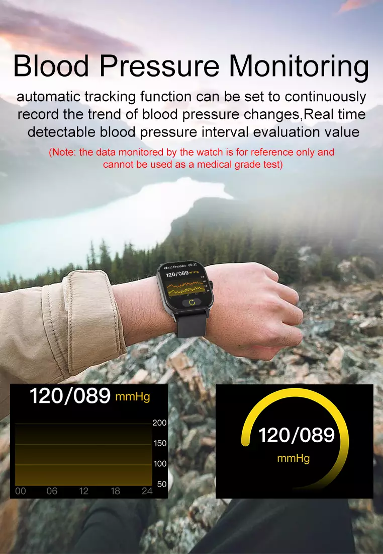 Smart Watch U9 2.1 inch 3D Flexible Surface Bluetooth Calling Temperature Measurement Jam Pintar Black