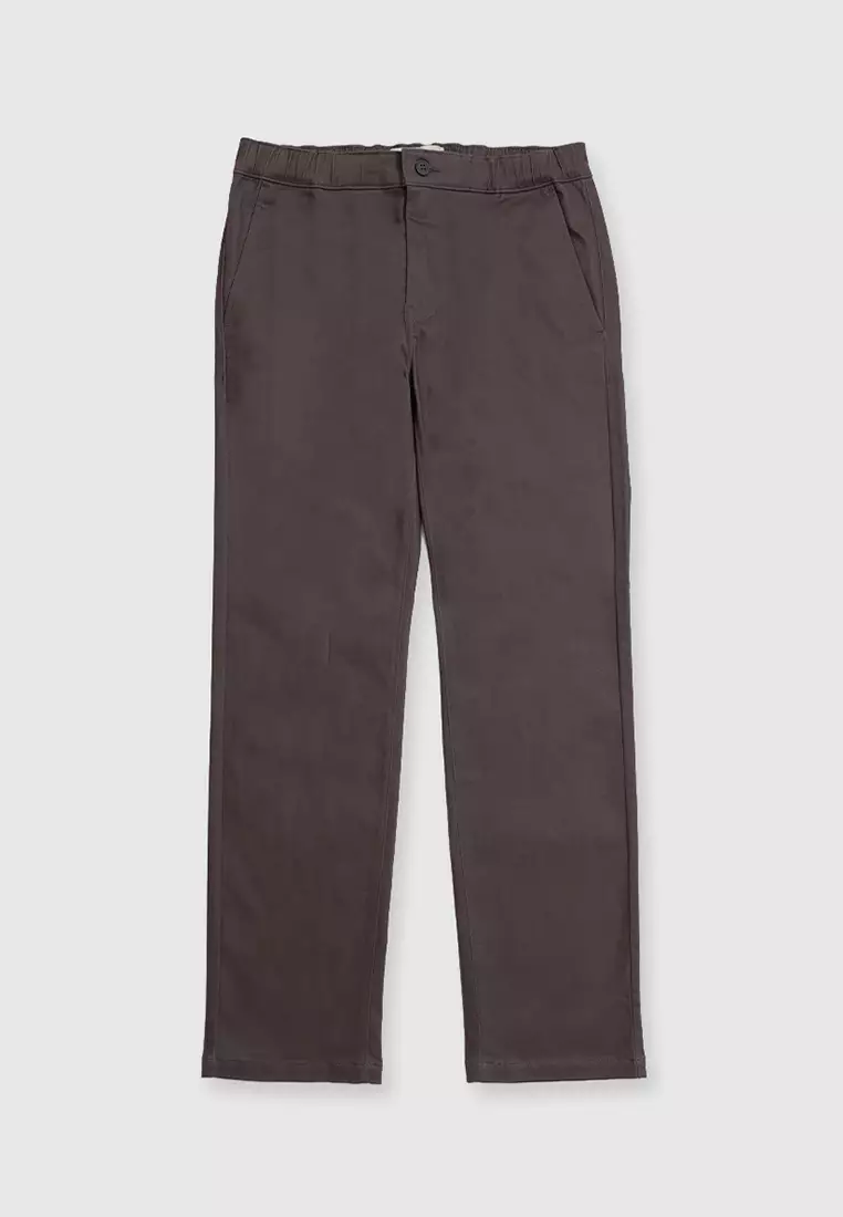 Celana Panjang Chinos Pria Reguler Fit BRISTOL GREY Celana Chino Pria Reguler Fit
