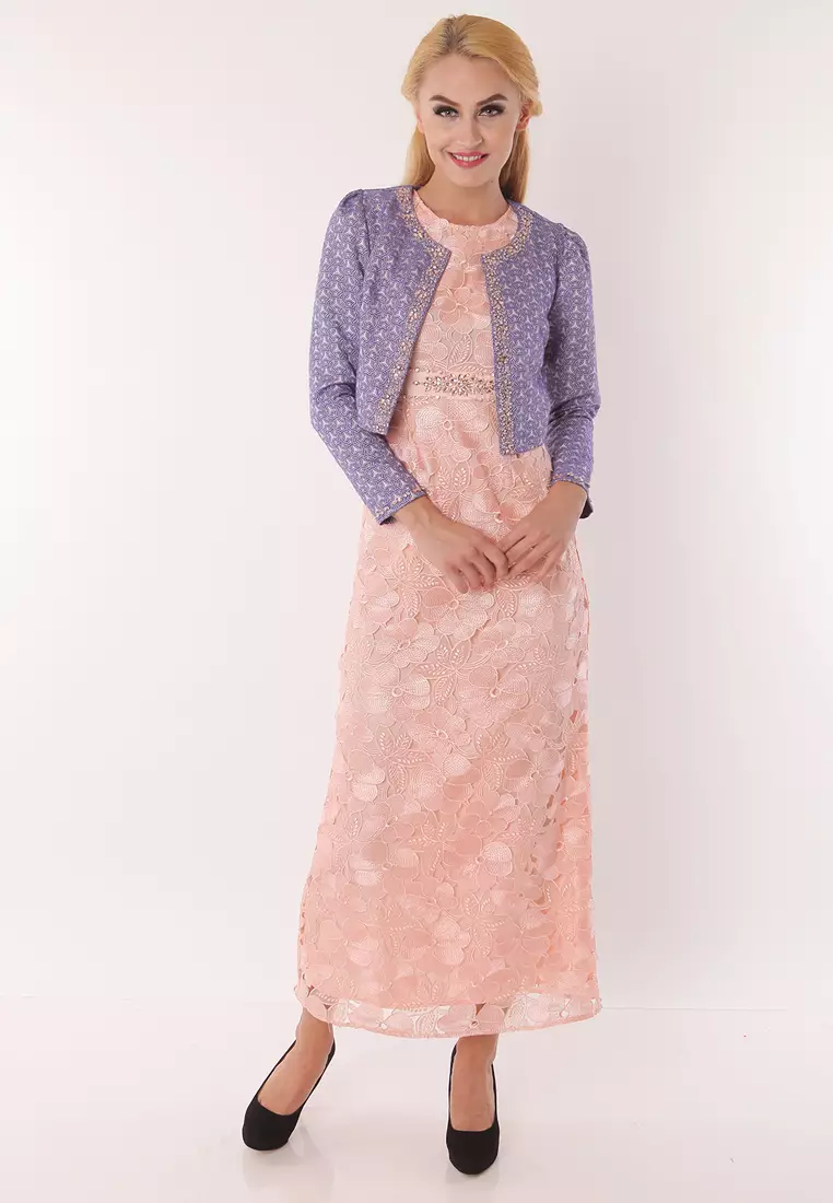 Bibiq Gamis Organza Jacquard