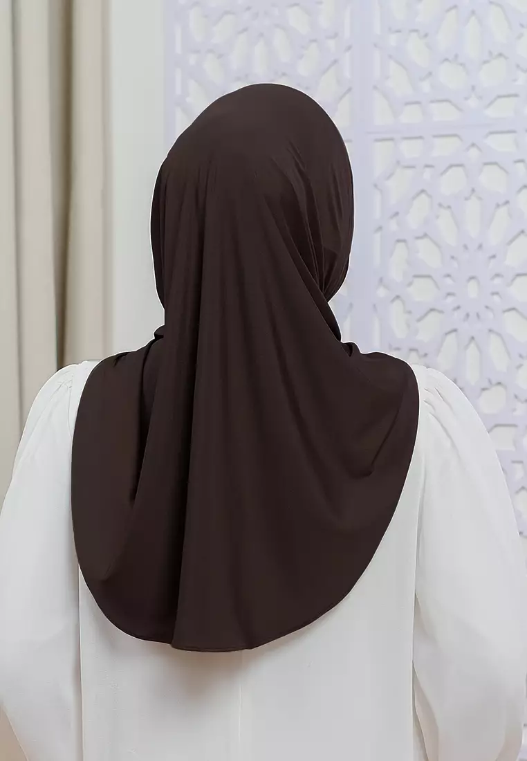 HIJAB INSTAN LUNA - COFFEE