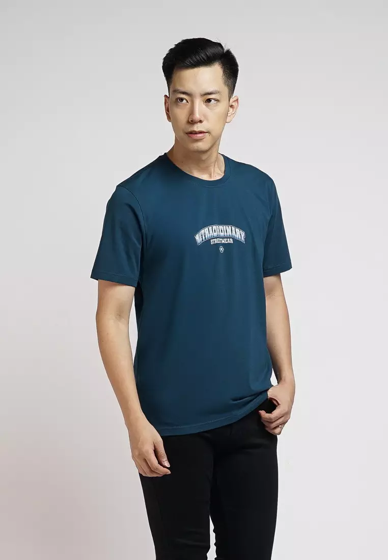 XTRAORDINARY T-Shirt Cotton Spandex Pria 48092