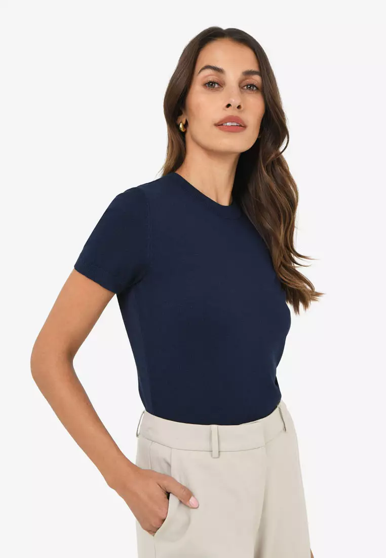 Catherine Short Sleeve Knit