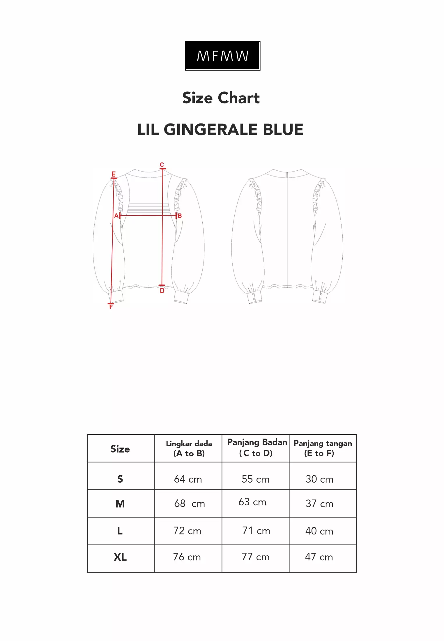 MFMW Lil Gingerale Midi Dress Anak Biru
