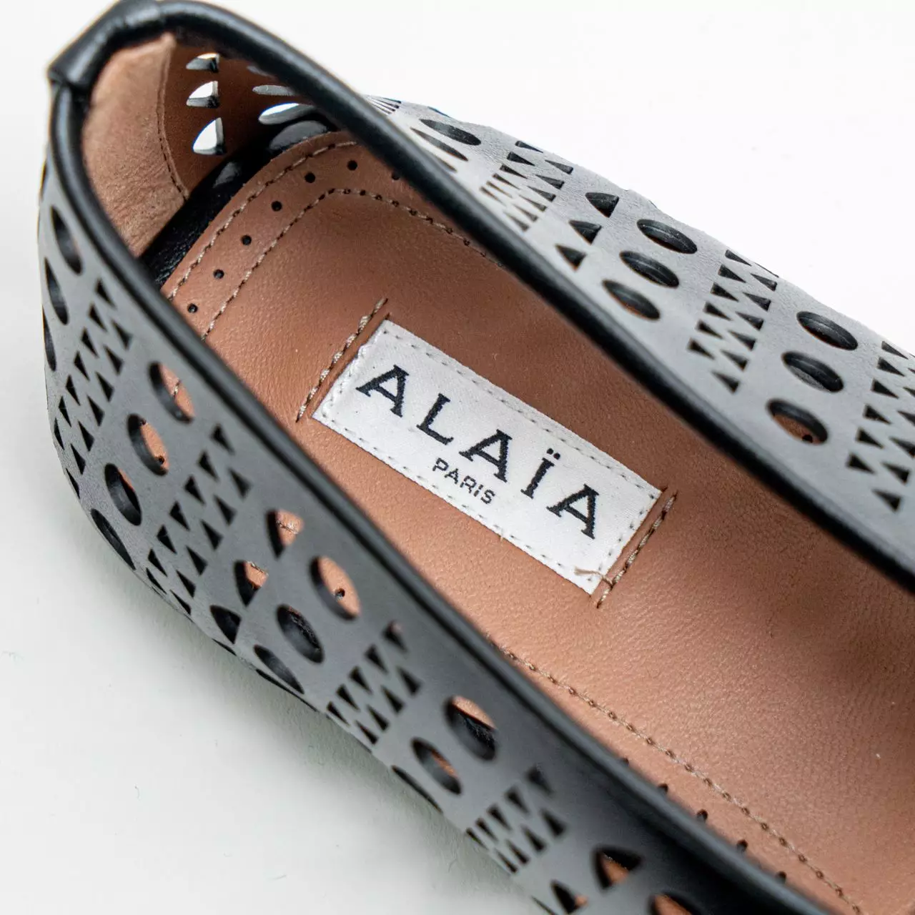 Vienne Lambskin Ballerina Flats Black