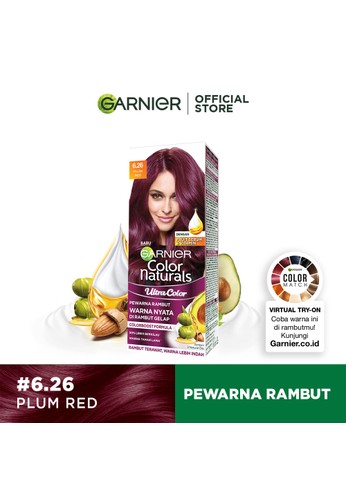 Jual Garnier Garnier Color Naturals Ultra Hair Color - Plum Red Original  Maret 2023| ZALORA Indonesia ®