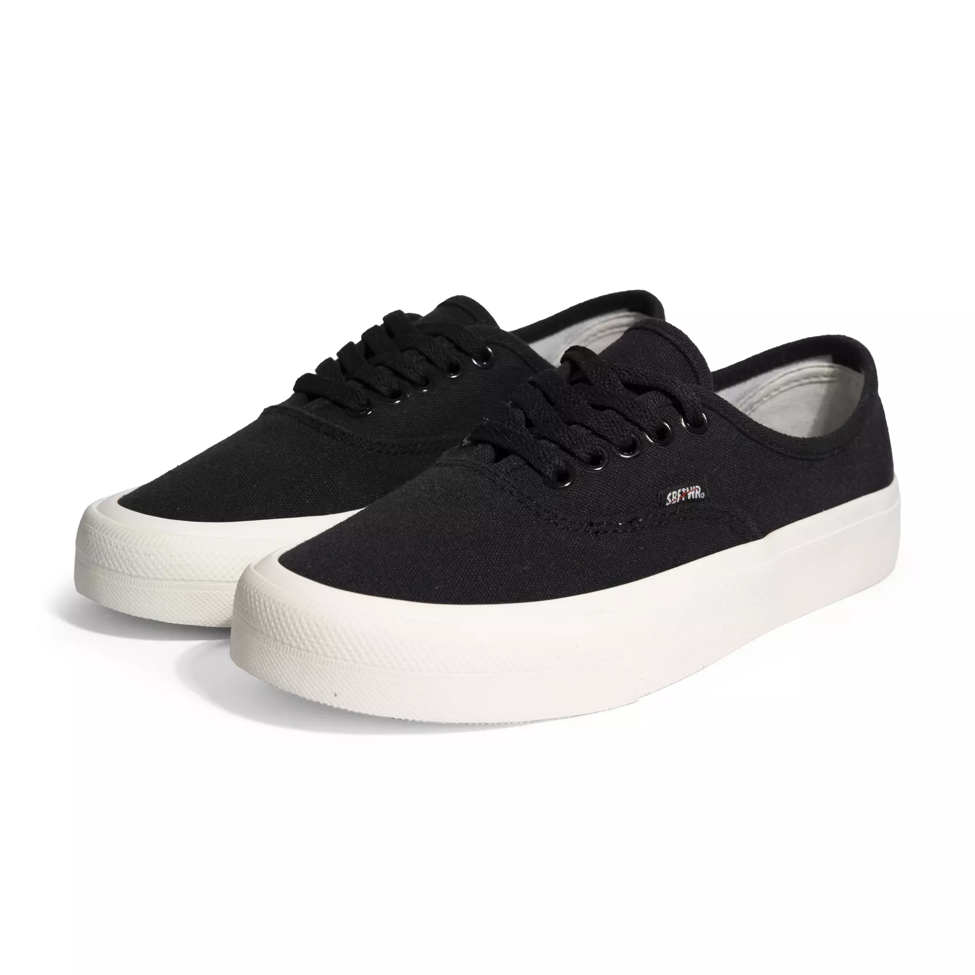 SABA Evermore All Black White - Sepatu Sneakers Casual Pria Wanita