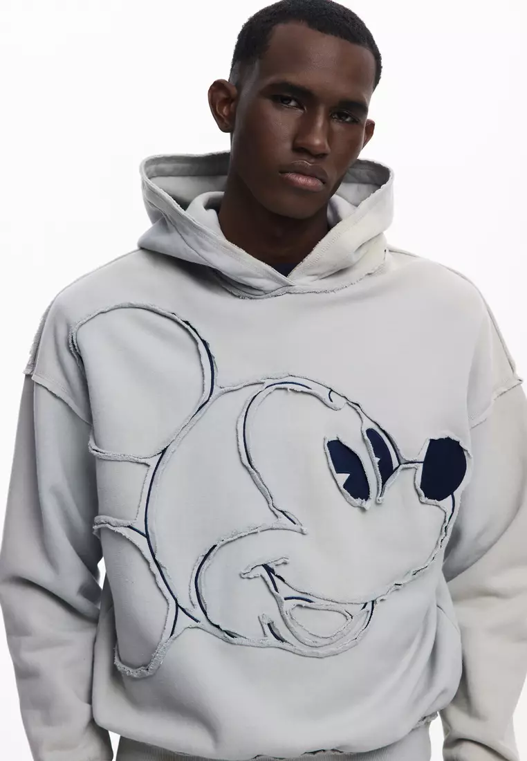 Denim sweatshirt Mickey Mouse