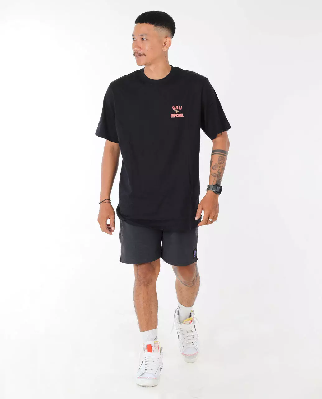 Rip Curl Men Bali Utopia Desto Tee - Black Bali