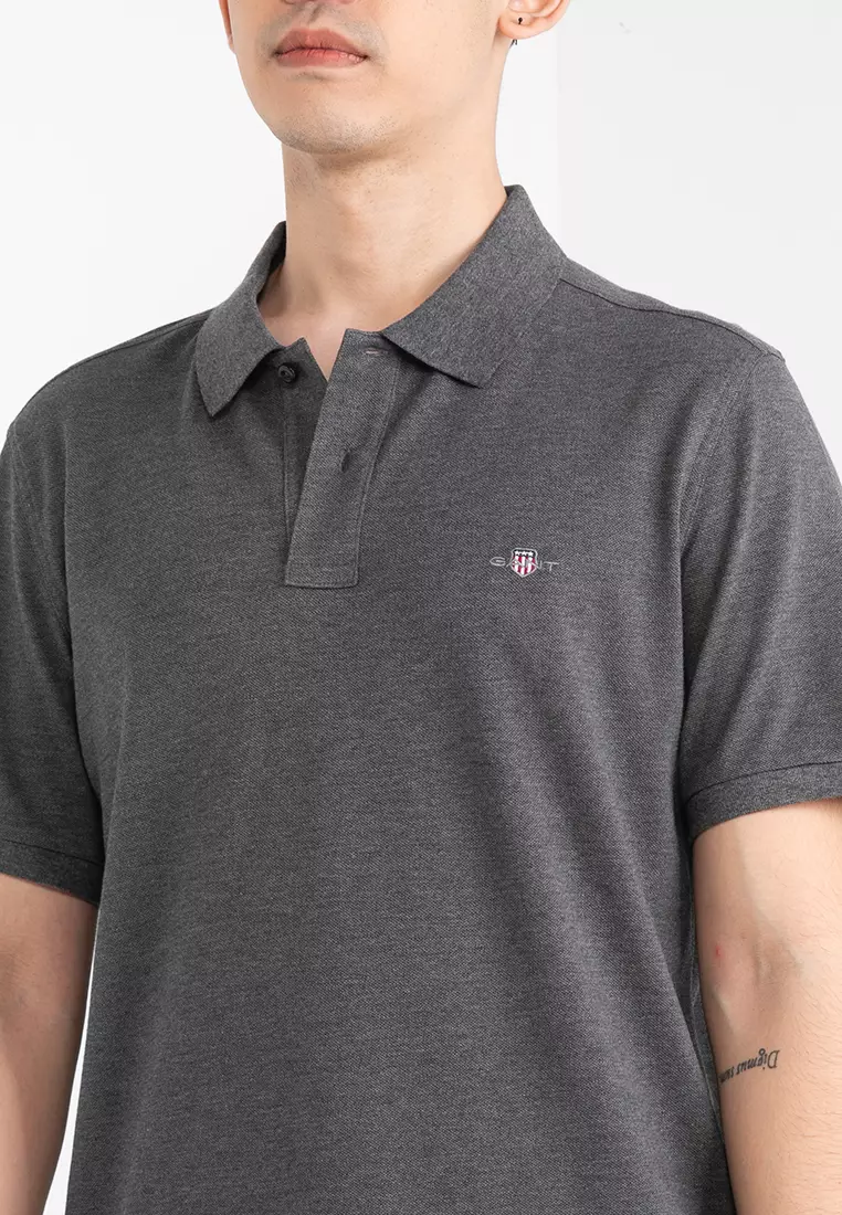 Shield Short Sleeves Pique Polo Shirt