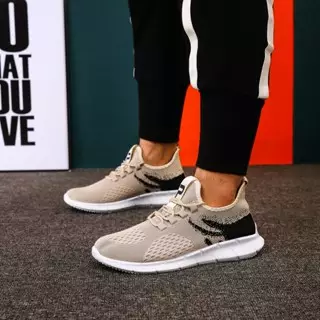 PAULMAY Sepatu Sneakers Pria Tokyo Series - Beige