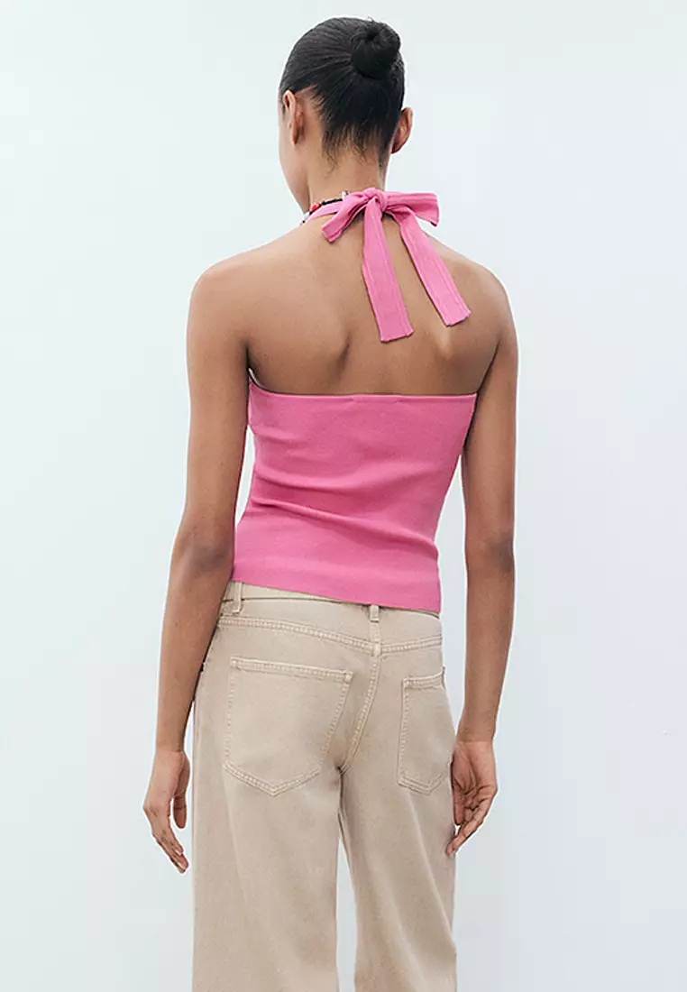 Mango Knit Halter Top 2025 Buy Mango Online ZALORA Hong Kong