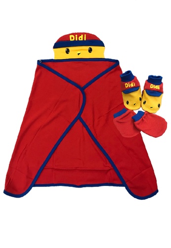 Buy Didi And Friends Didi Friends Hooded Blanket Mittens Booties Set Online Zalora Malaysia