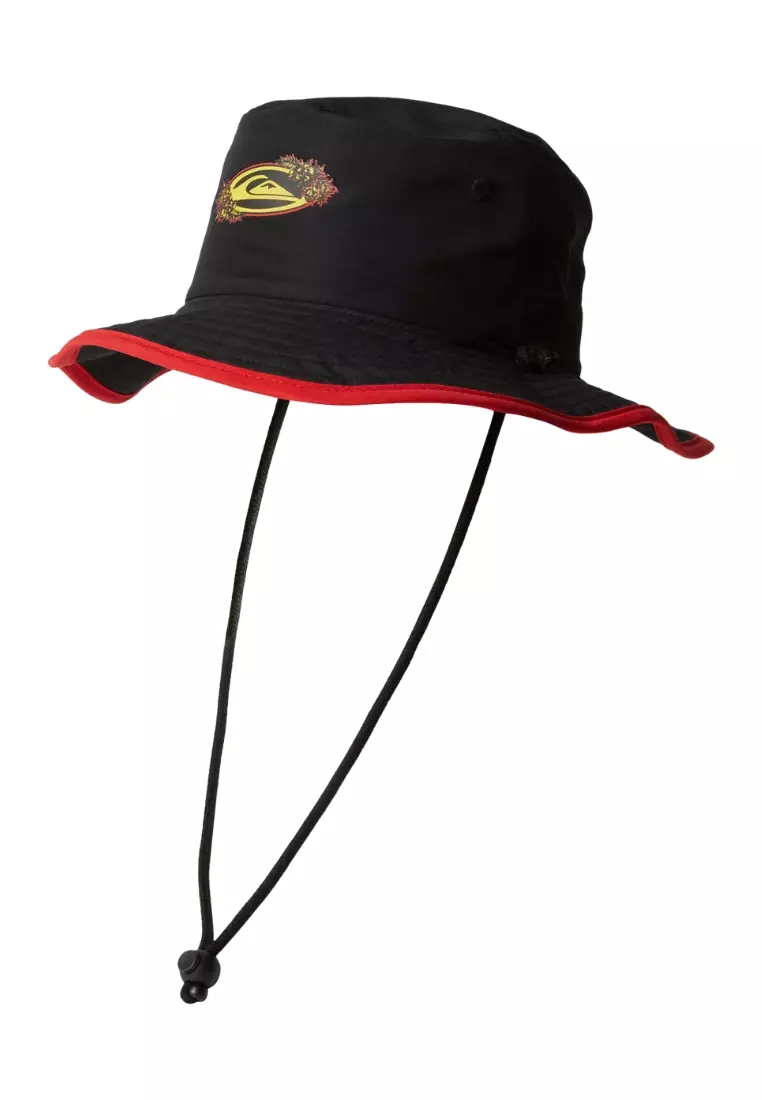 Buy Quiksilver Quiksilver Boys Know It All Safari Hat - Black/Black ...