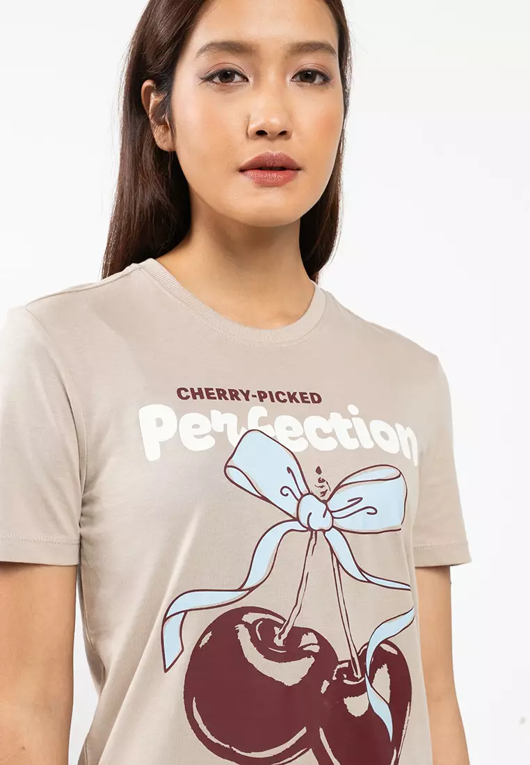 Short Sleeve Lovely Box Jersey Tee