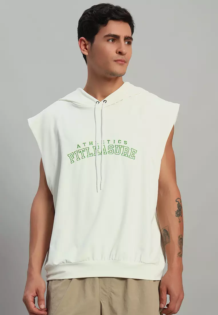 Men's Athletics Sleeveless Oversized Hoodie