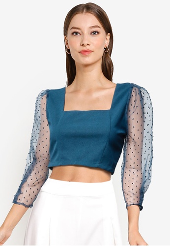 buy long skirt with crop top