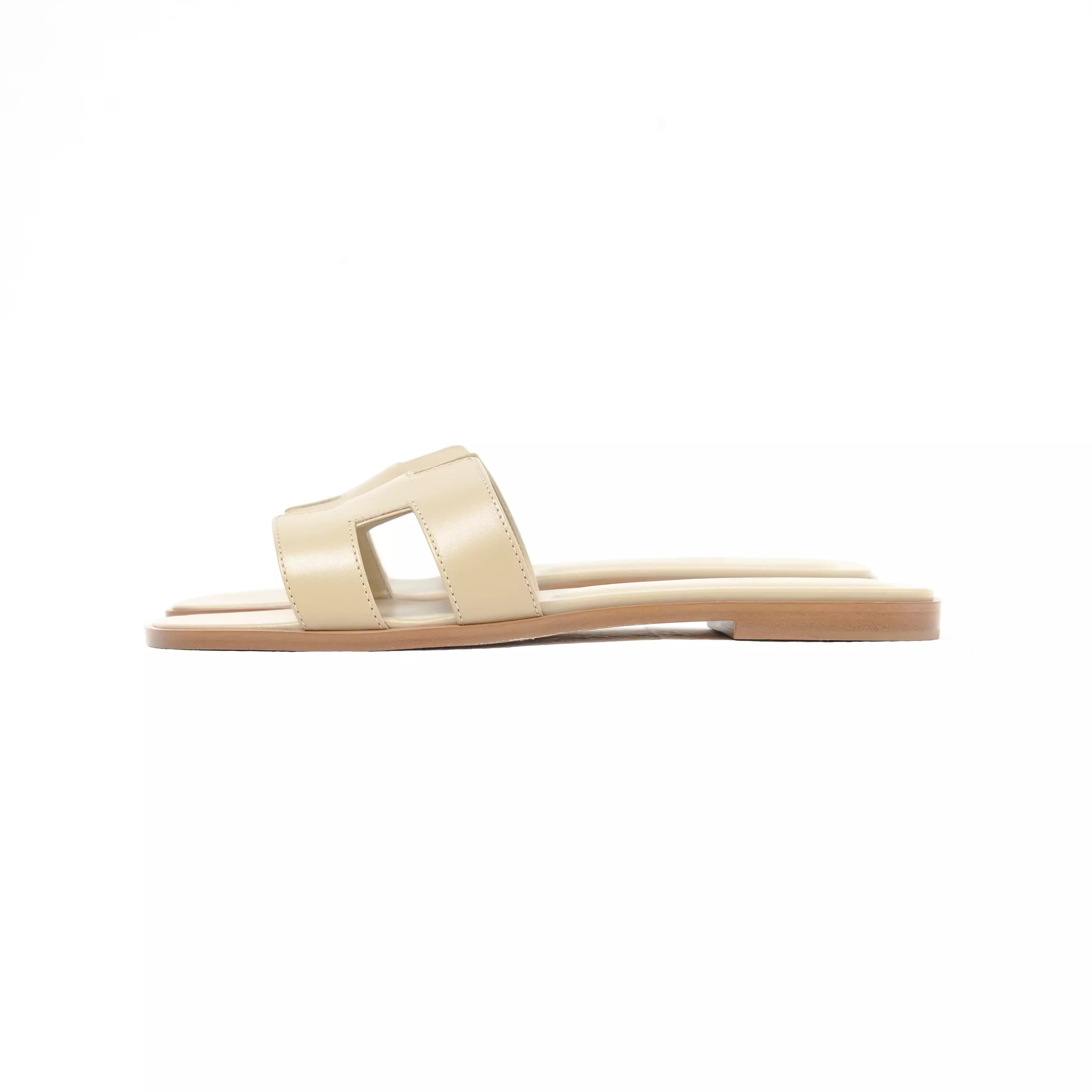 Sandal HERMES ORAN BEIGE SANDAL 100% ORIGINAL