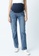 9months Maternity blue Blue Maternity Full Panel Relaxed Fit Jeans CA3FDAA854A690GS_1