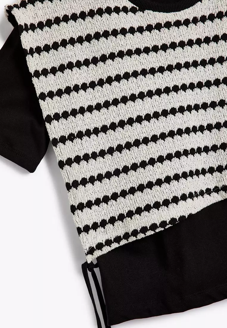 Crochet Detailed T-Shirt