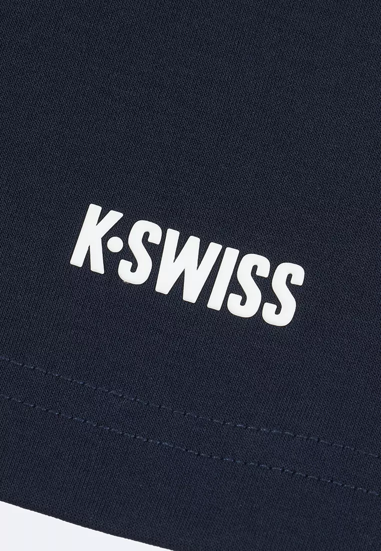 男裝 K-SWISS TENNIS CLUB LOGO 五分短褲