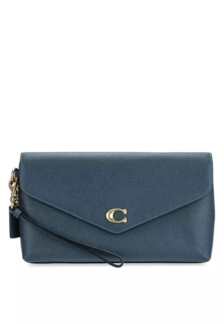 Coach best sale clutch blue