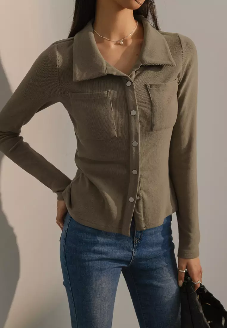 Double Pocket Long Sleeve Shirt
