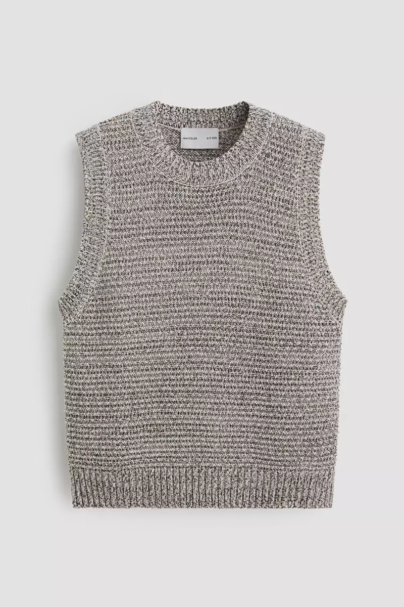Knitted vest top