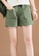 A-IN GIRLS green Elastic Waist Casual Shorts 19B1FAACA405EBGS_3