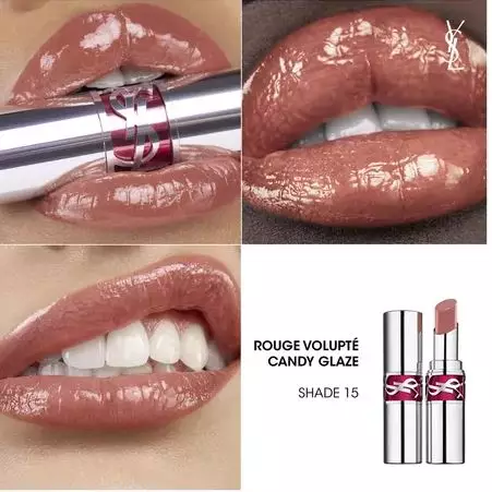 YSL LoveShine Candy Glaze - 15 Showcasing Nude