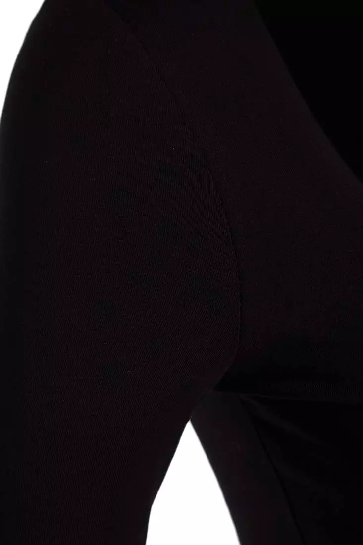 Square Neck Fitted Knit Top