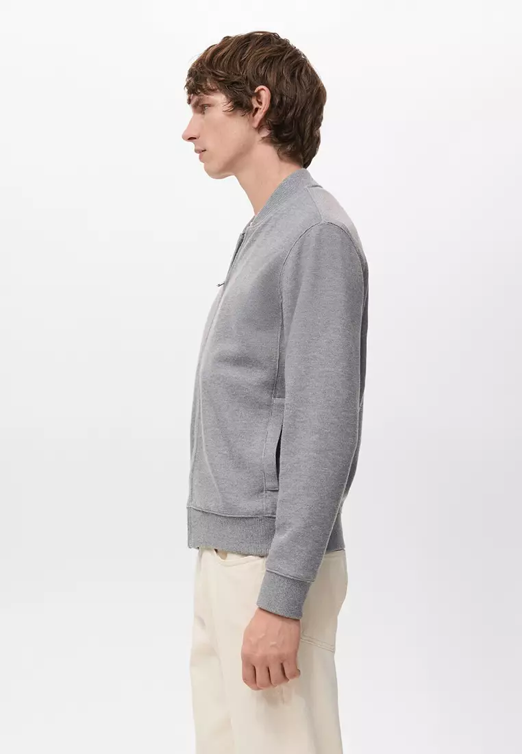 Bomber Jacket with Zip