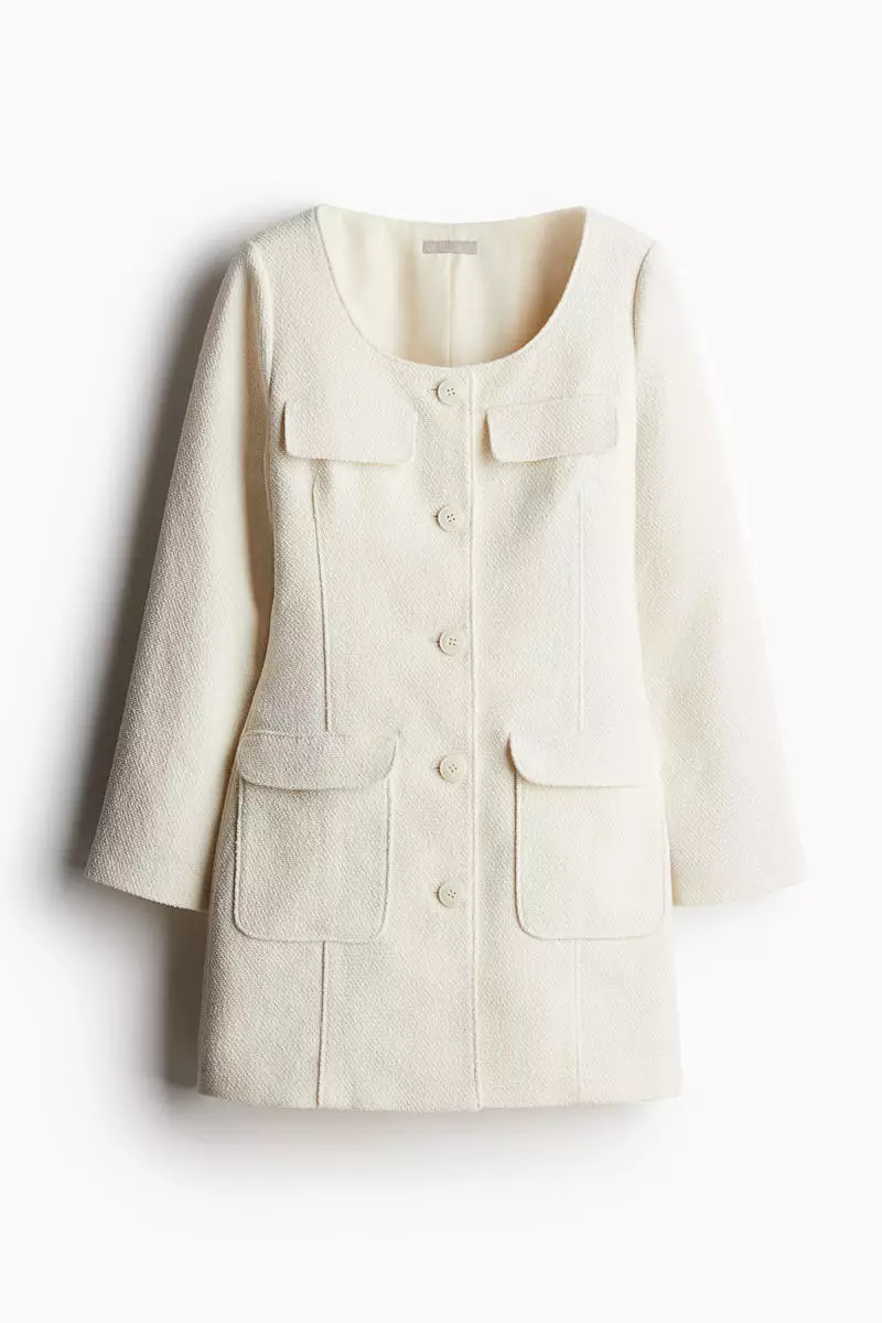 Bouclé blazer dress