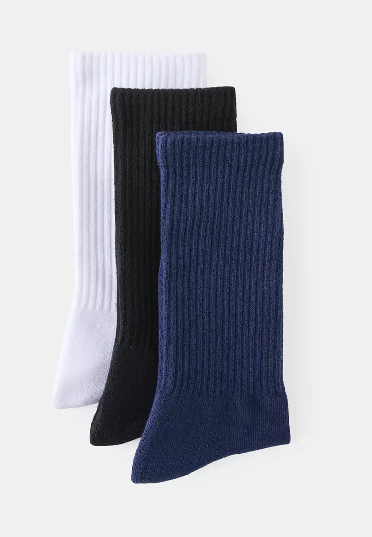 3-Pack Essential Crew Socks