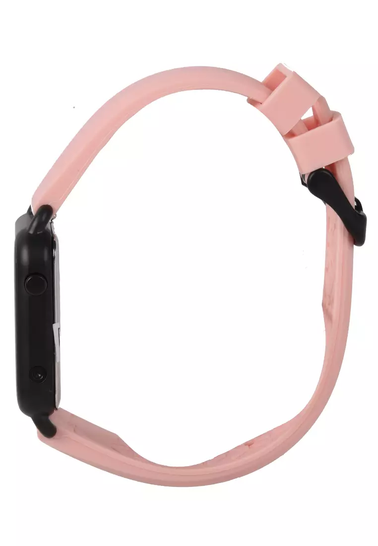 Digitec - Jam Tangan Wanita - Black - Pink Rubber Strap - MDG6090-I
