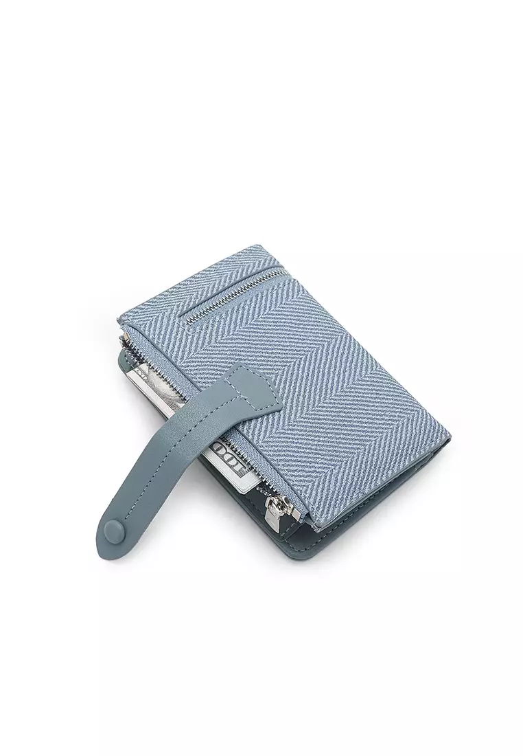Women's Short Wallet / Purse - Blue