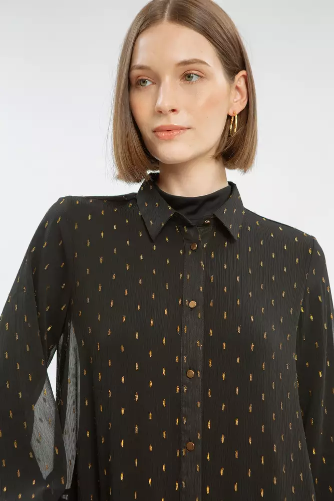 Minimal Tina Dress Black Warna BLACK