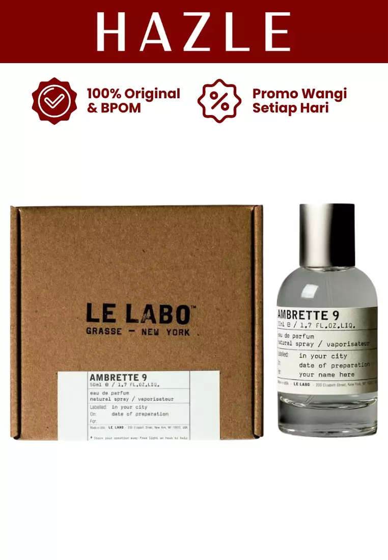 Jual Le Labo Ambrette 9 Unisex EDP 50 ml Original 2026 | ZALORA