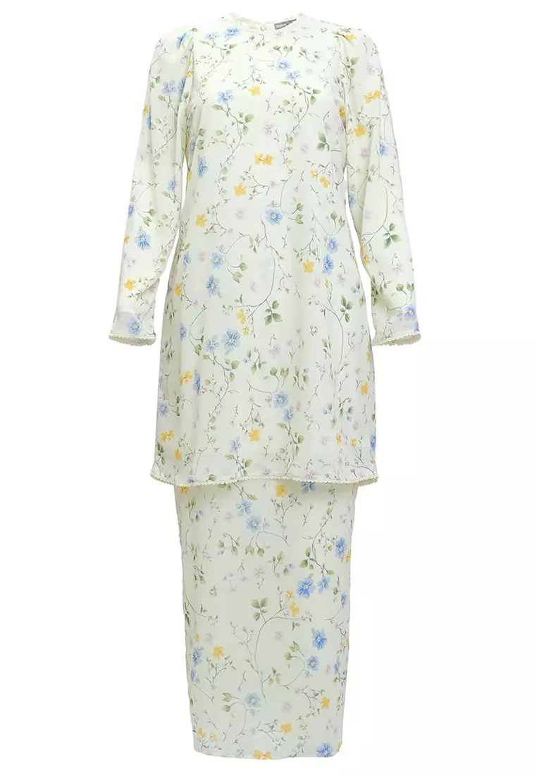Bulanara Blouse & Skirt - Lime Spring