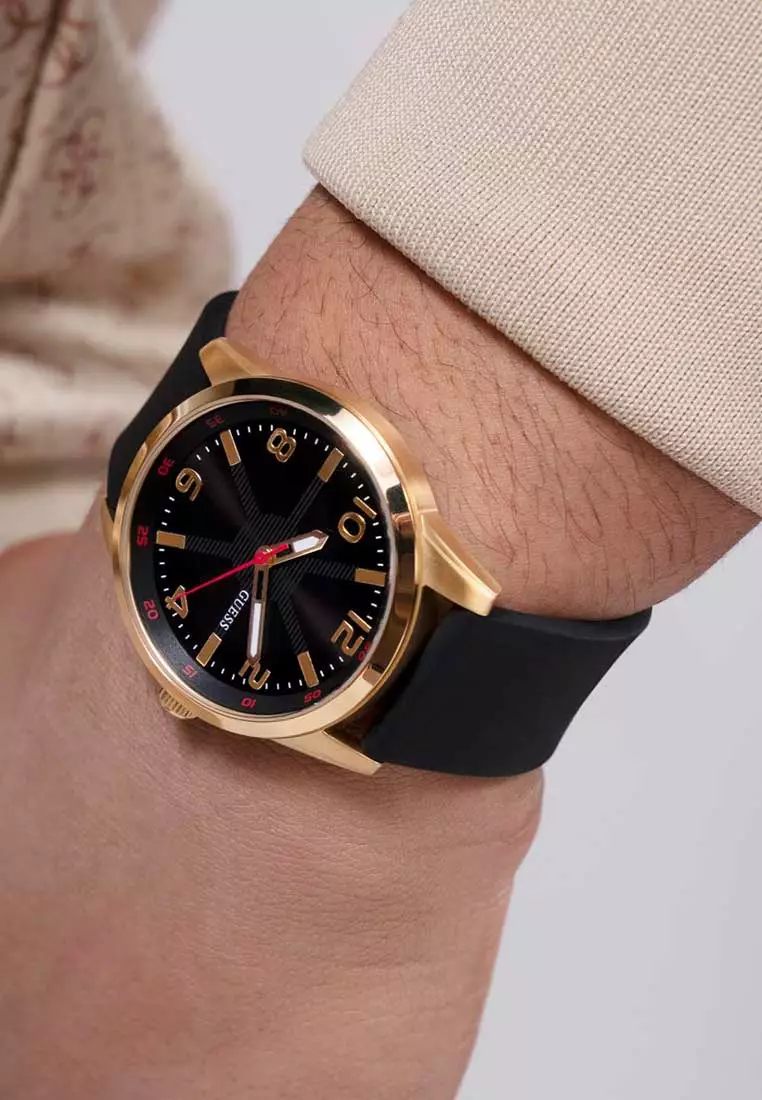 GUESS Gents Watch MONTE  BLACK - GW0805G2