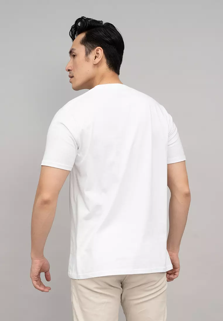 Houseofcuff T-shirt Kaos Polos Pendek Putih Tersedia Size S-4XL