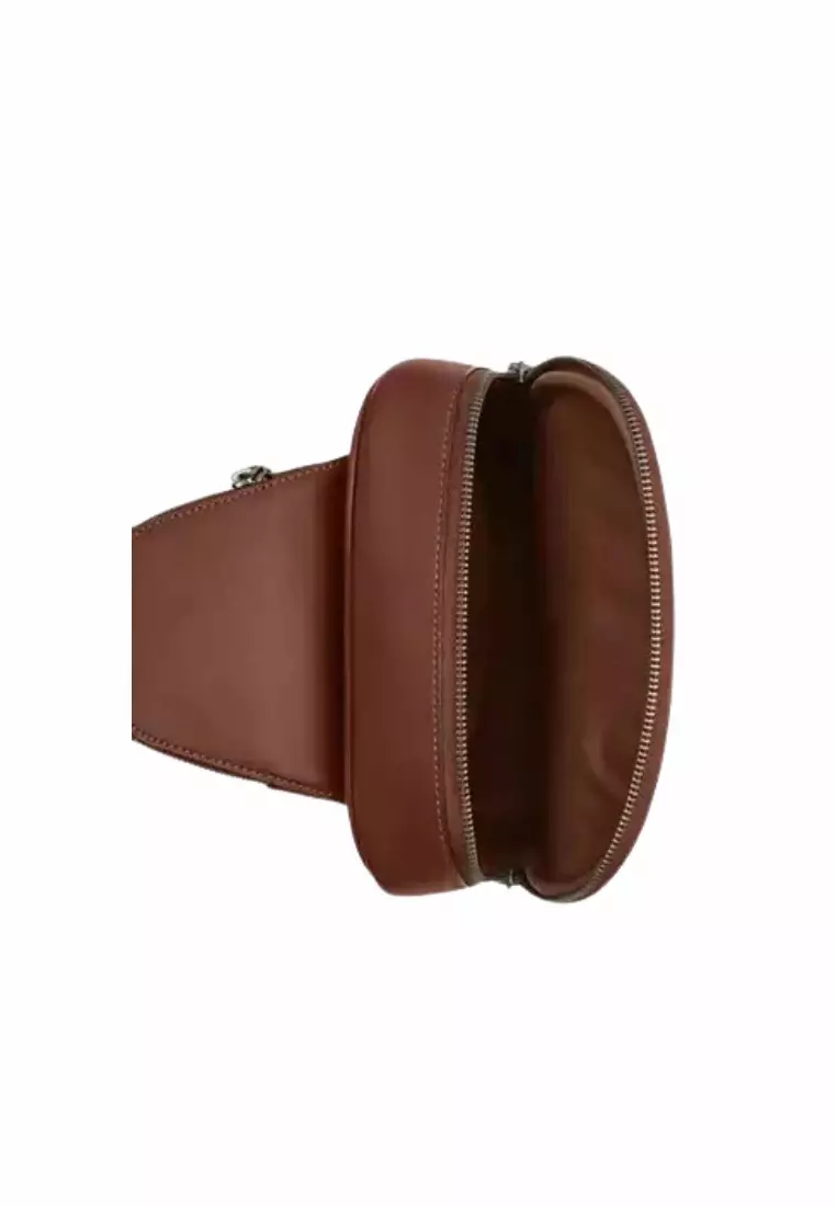 Coach Ethan Pack In Signature Canvas Sling Bag In Tan Vintage Brown CBI71