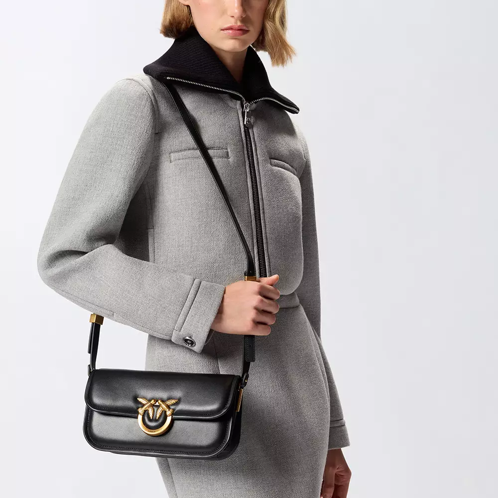 Small Love Bag Box Crossbody Bag Black